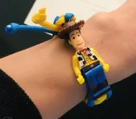 12 История игрушек 4 Buzz Lightyear woody aliens браслет Мстители Железный человек Капитан Америка строительный блок браслет Минифигурка Подарочная игрушка - Окраска металла: 12