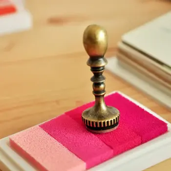 

Gradient Color Stamp Stamp DIY Stamp Washable Exquisite Fingerprint Stamp For Rubber Stamp Scrapbook Paper