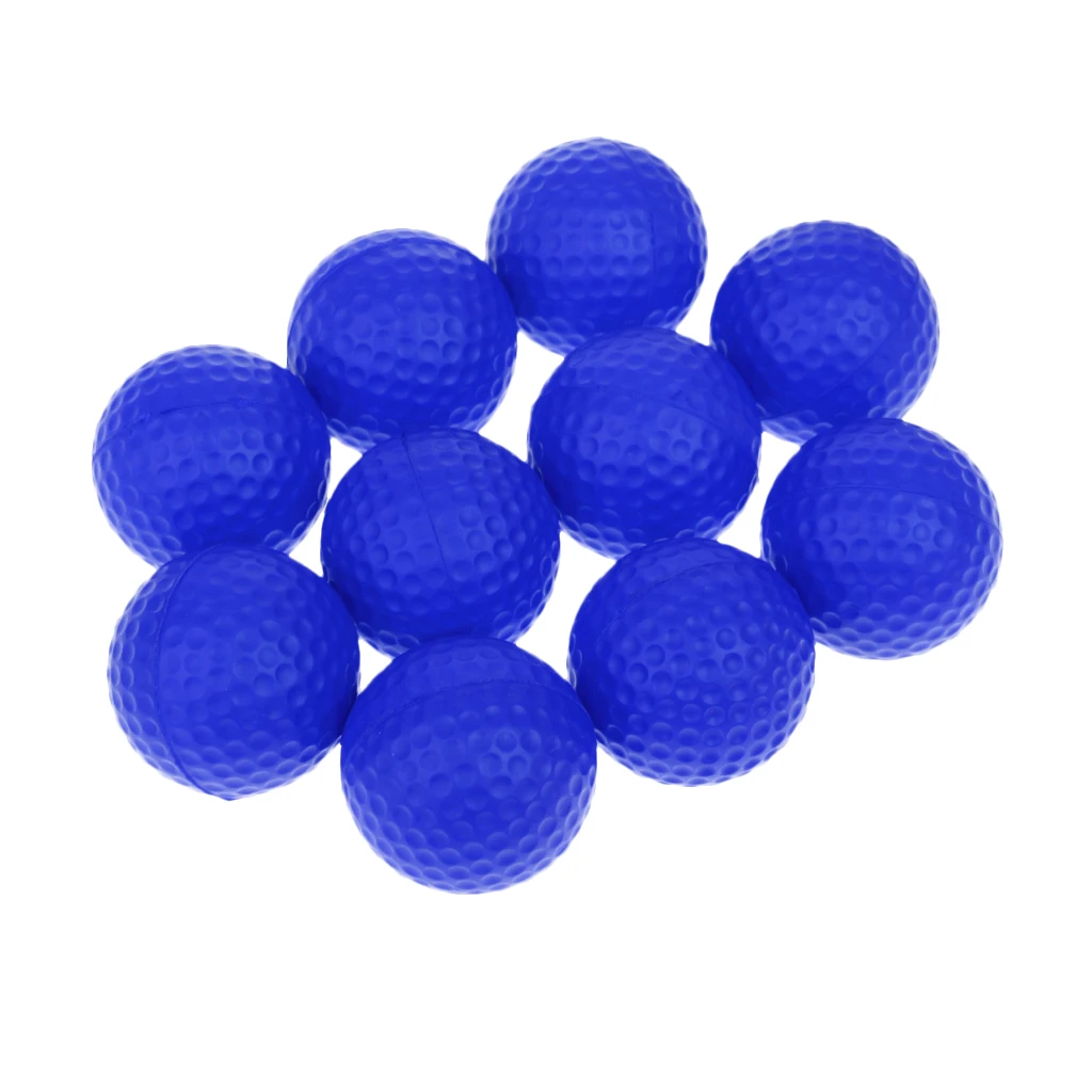 30 Pieces PU Foam Sponge Soft Elastic Golf Balls Indoor Outdoor Golf Training Aid Balls Mixed Color Golf Accessories