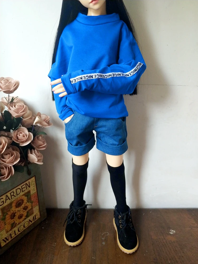 1/6 зеленый BJD ручной работы цветной модный свитер 1/4 куклы одежда сплошной цвет игрушки белые куклы аксессуары 1/3 красный черный SD синий