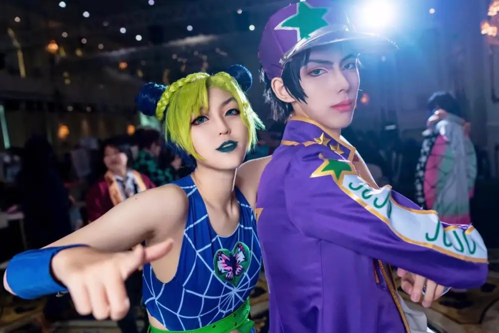 Аниме JOJO JoJo невероятное приключение 6 Камень океан Kujo Jotaro косплей костюм на