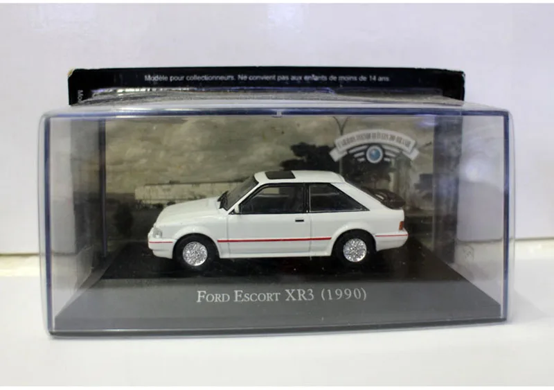 1/43 FORD ESCORT XR3 1990 Brasil модель Классическая коллекция игрушек автомобиль