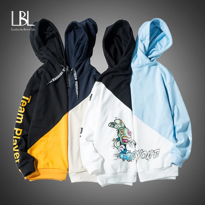 2020 Teens Fashion Men Sweatshirts Hoodies Casual Streetwear Preppy Personality Mens hoodies homem Print New Design Male Coats 2020 Teens Fashion Men Sweatshirts Hoodies Casual Streetwear Preppy Personality Mens hoodies homem Print New Design Male Coats