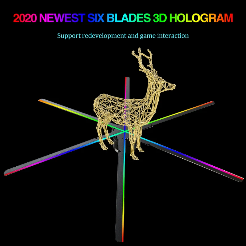 

Latest 3d hologram led fan newest advertising led 3d holographic led display