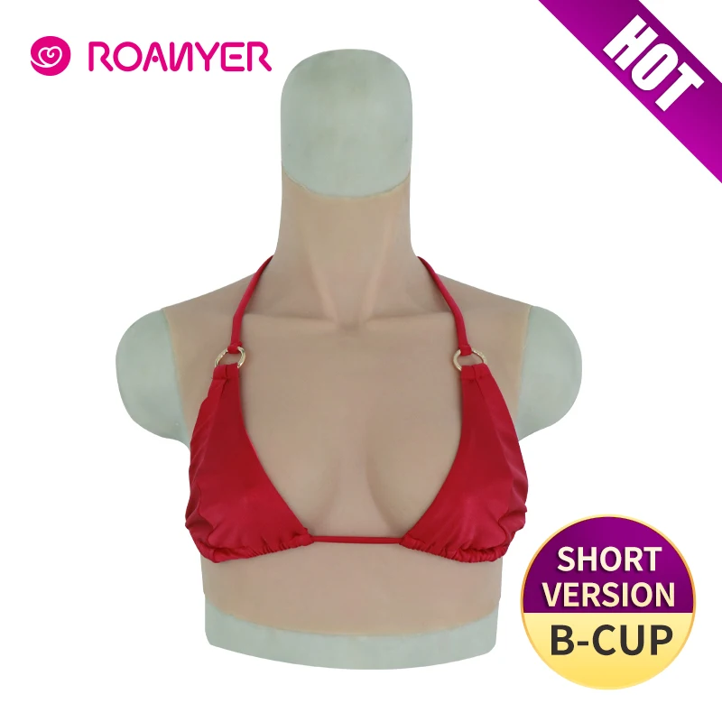 Искусственная силиконовая форма груди Roanyer Top B cup реалистичные поддельные для