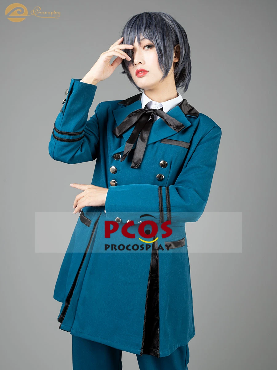 Профессиональный косплей Черный Дворецкий 2 Ciel Phantomhive косплей костюм и маска для глаз для женщин mp003218