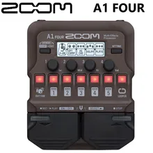 ZOOM A1 четыре акустических инструмента мульти-эффекты педаль процессора для акустических струн и ветровых инструментов гитара, саксофон, скр...