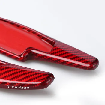 

Parts Steering Wheel Shift Paddle 2pcs Carbon Fiber Accessories Useful
