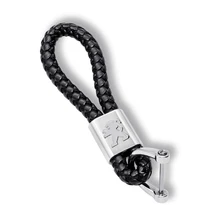 3D кожи ручной работы брелок металлические брелки для ключей, цепочки для ключей, автомобильные держатель для peugeot 208 308 408 508 2008 3008 аксессуары