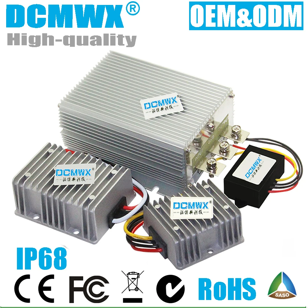 

DC 36V 48V to 24V step-down power converter car Battery or switching power supply buck input 30V-58V output 24V Constant voltage