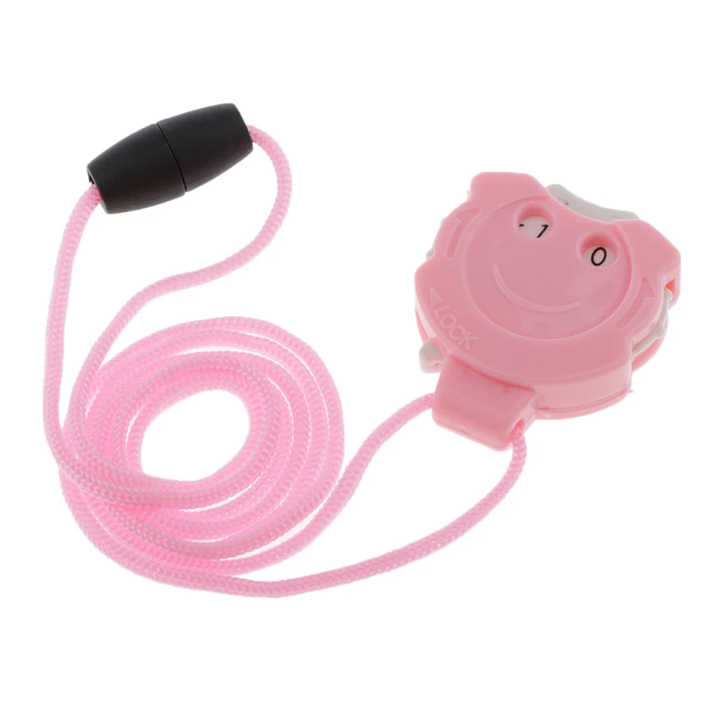 Cute Crochet Knitting Row Counter Numeric Lanyard Rope Knit Weaving Stitch Tally Marker Sewing Supplies