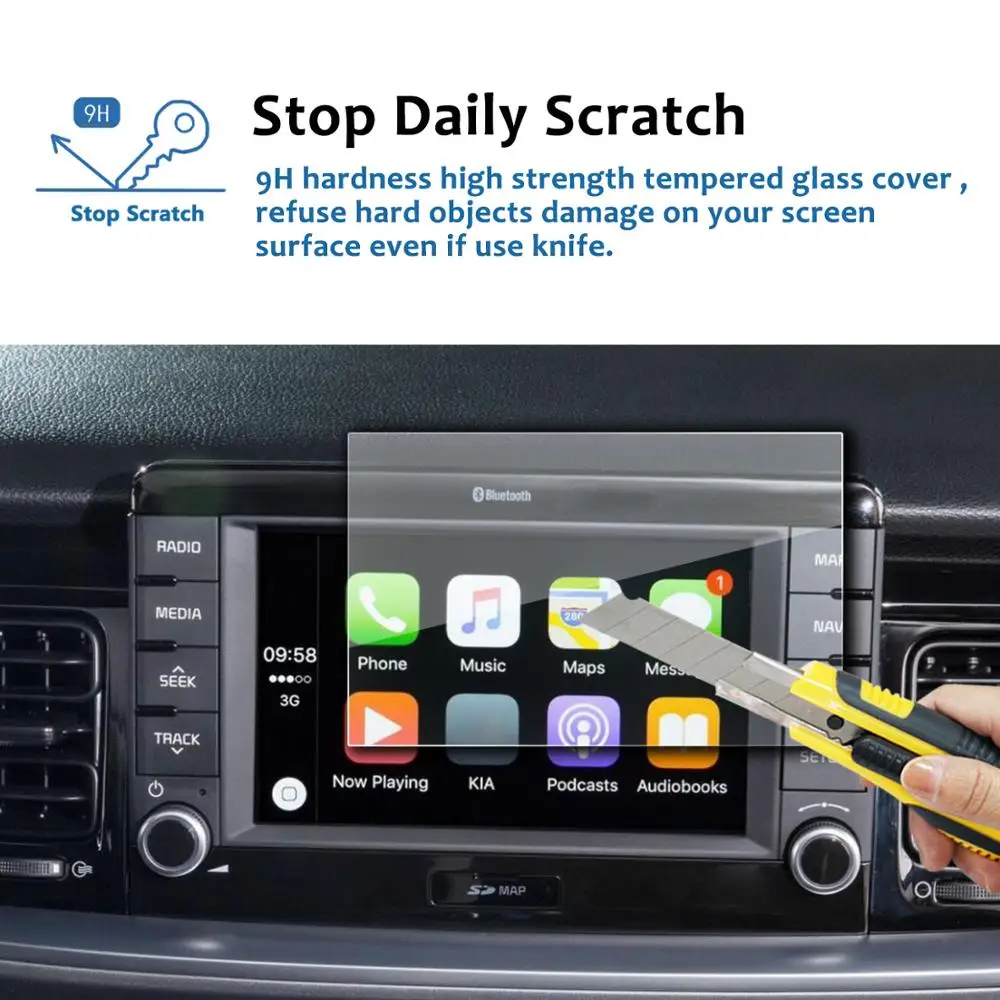 LFOTPP For Kia Stonic 2017 2018 Car Multimedia Radio Display Screen Protective Film,Auto Interior Protective Sticker accessories LFOTPP For Kia Stonic 2017 2018 Car Multimedia Radio Display Screen Protective Film,Auto Interior Protective Sticker accessories