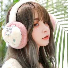 Новое поступление; зимние женские наушники для девочек; милые меховые наушники; удобные мягкие уличные наушники; AD0891