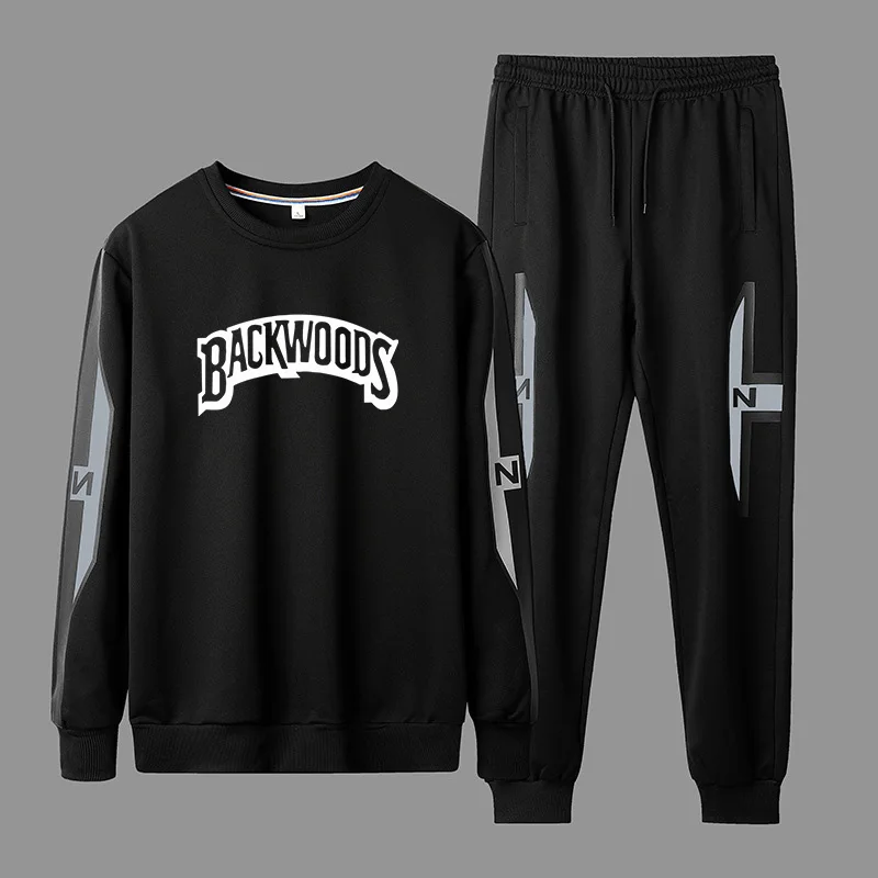 

Casual Youthful Plus with Velvet Pullovers Men Sets Runnnig Sportswear Sports Tracksuit Joggers Men Sweatpants Long Sleeve
