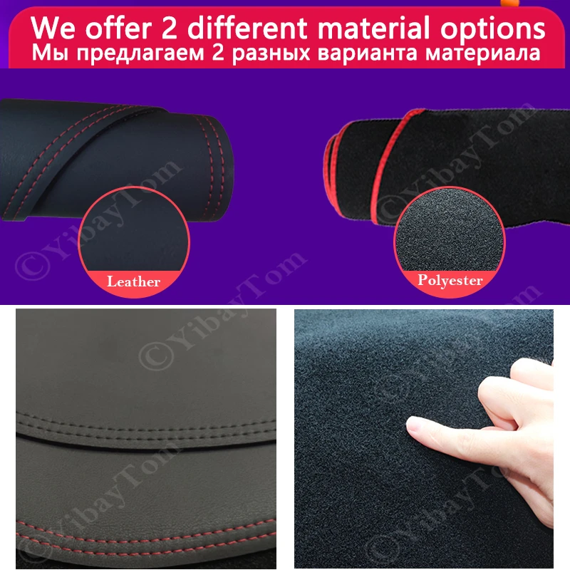 For Kia Sportage 2011- 2015 SL Anti-Slip Leather Mat Dashboard Cover Pad  Sunshade Dashmat Carpet Anti-UV Car Accessories R 2014 AliExpress