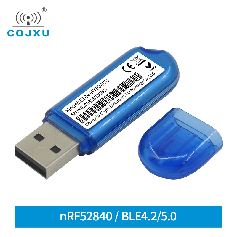 NRF52840 модуль BLE5.0 RF 2 4 GHz PCB Бортовая антенна E104 BT5040U USB интерфейс