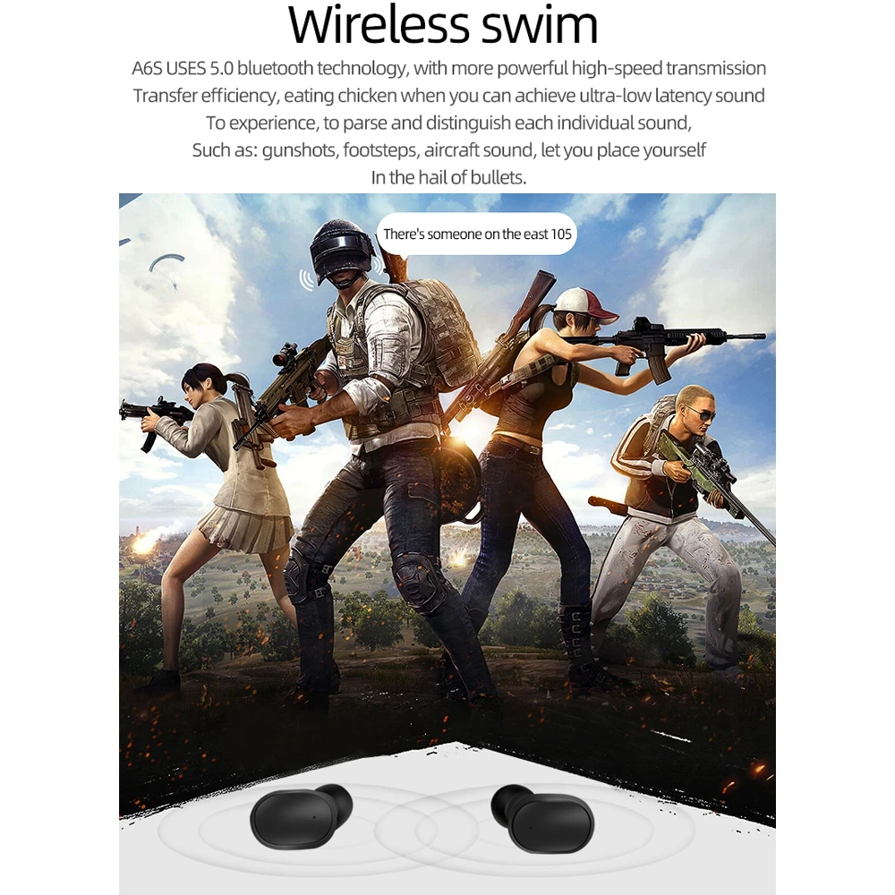 Original Xiaomi Redmi AirDots True Wireless Earphone Headphone TWS bluetooth Earphones Active Noise Cancellation Dropshipping