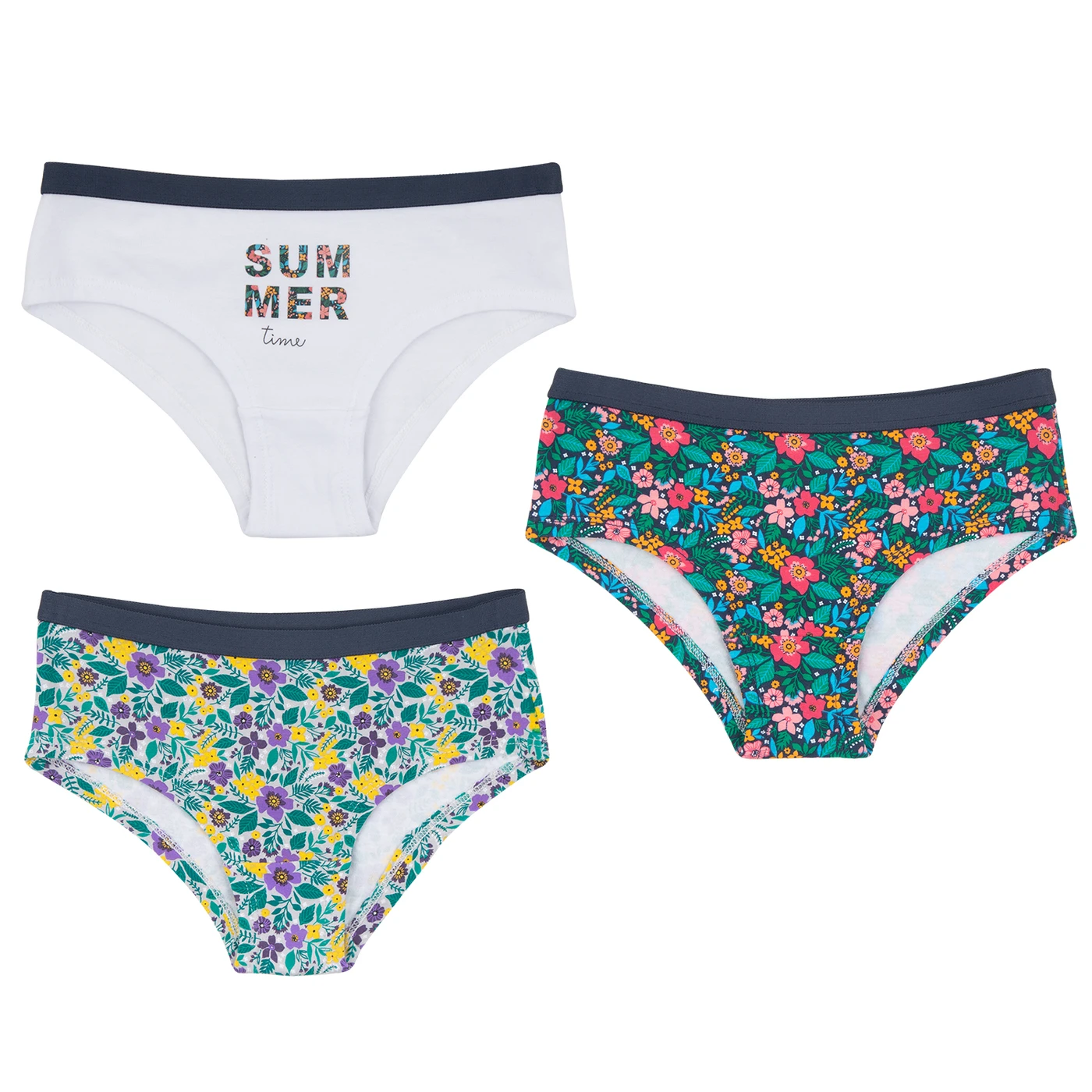 Regenjas Melodrama slaap Leader kids, set of panties for girls, (3 PCs), (mix), size 146 152| Underwear,Diaper Covers & Bloomers| - AliExpress