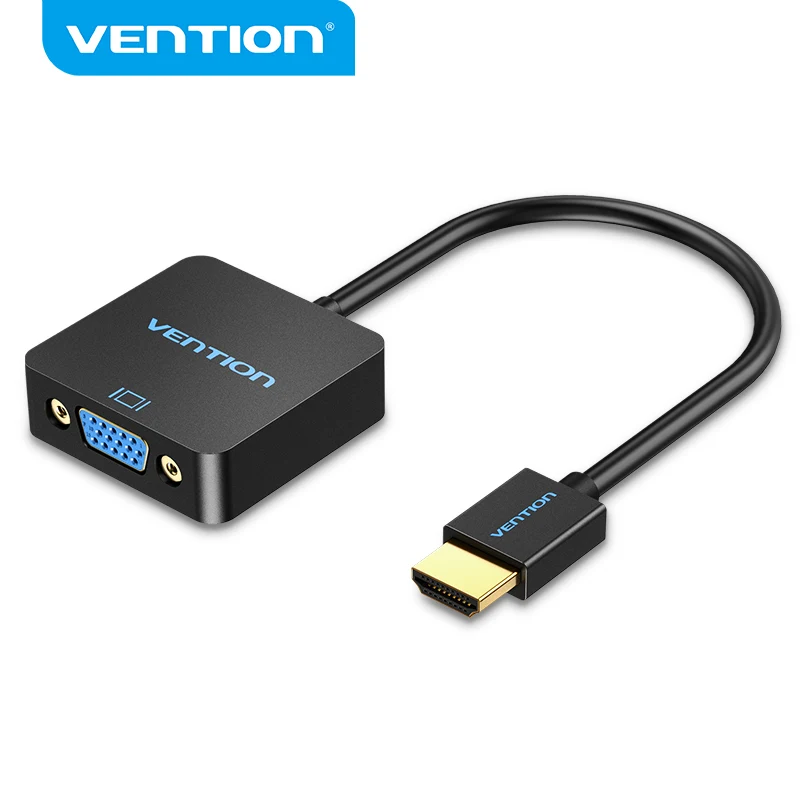 Адаптер Vention HDMI VGA конвертер папа Famale цифровой аналоговый HD 1080P для ПК ноутбука