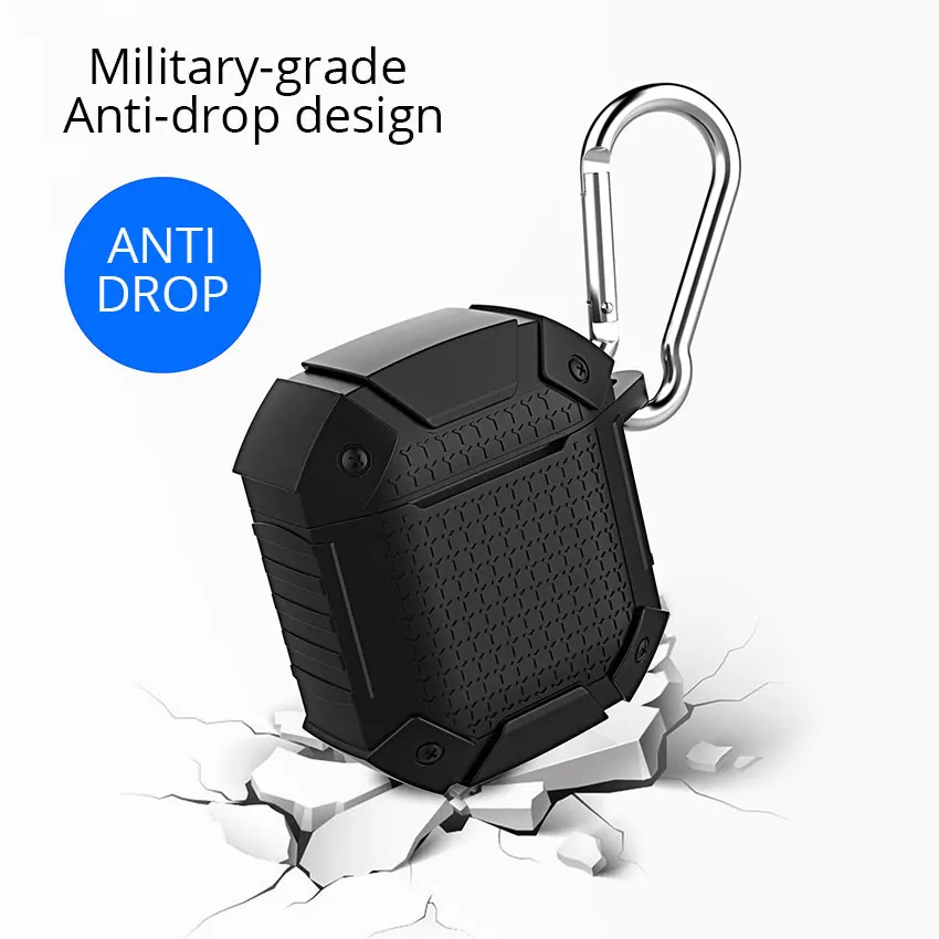 Earphone Case For AirPods Wireless Bluetooth Headset cover silicon For Air Pods Charging Box