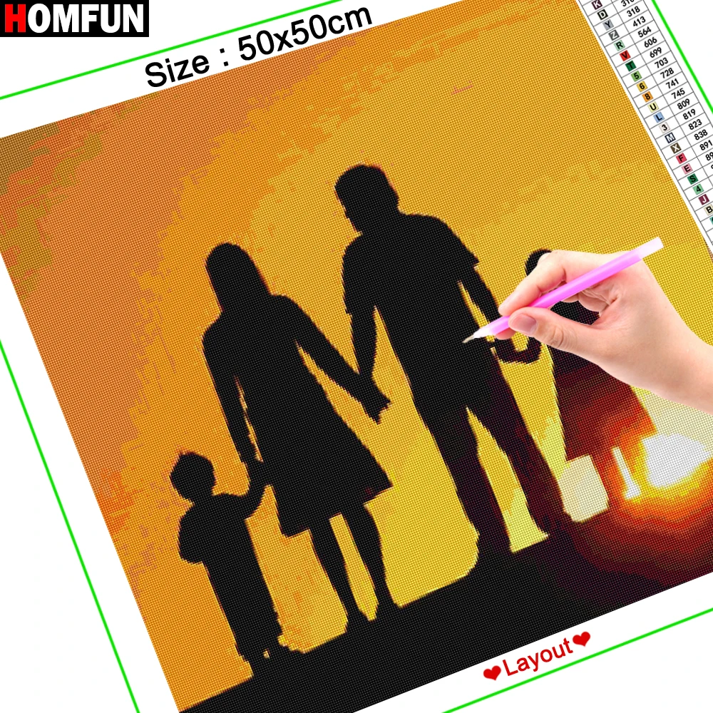 Diy 5d Diamond Painting &ldquo;Family hands love