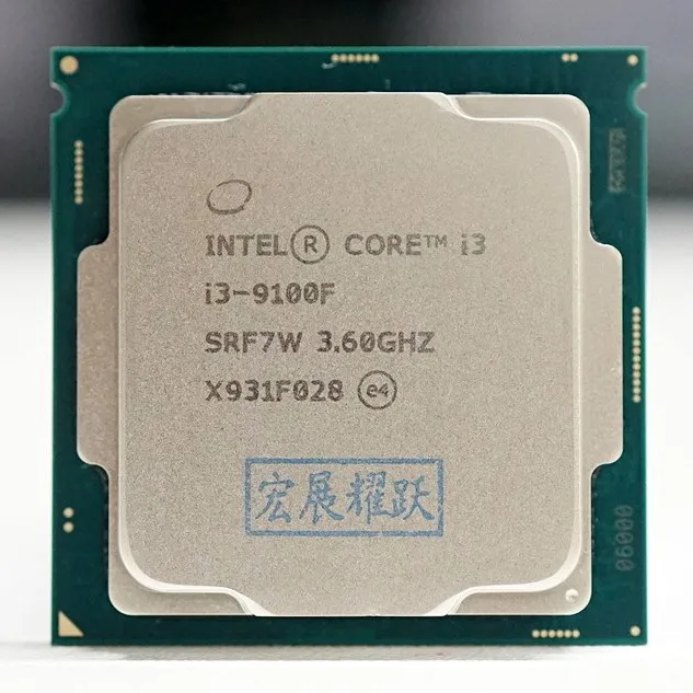 Процессор Intel Core i3-9100F SRF7W б/у LGA1151 I3 9100F | Компьютеры и офис