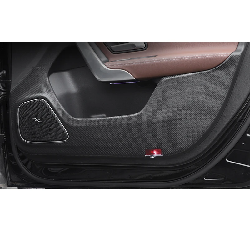 Lsrtw2017 для Mercedes Benz A Class A220 A180 Внутренняя дверь автомобиля анти-кик коврик протектор интерьерные аксессуары для формовки