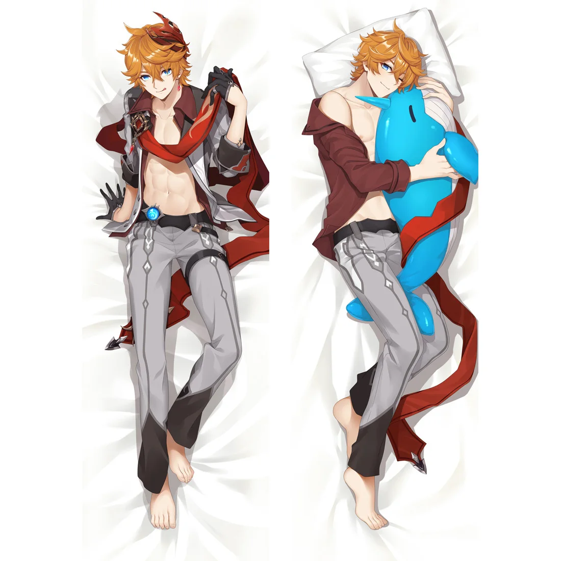Buy Genshin Impact Tartaglia Themed Dakimakura Hugging Body Pillow