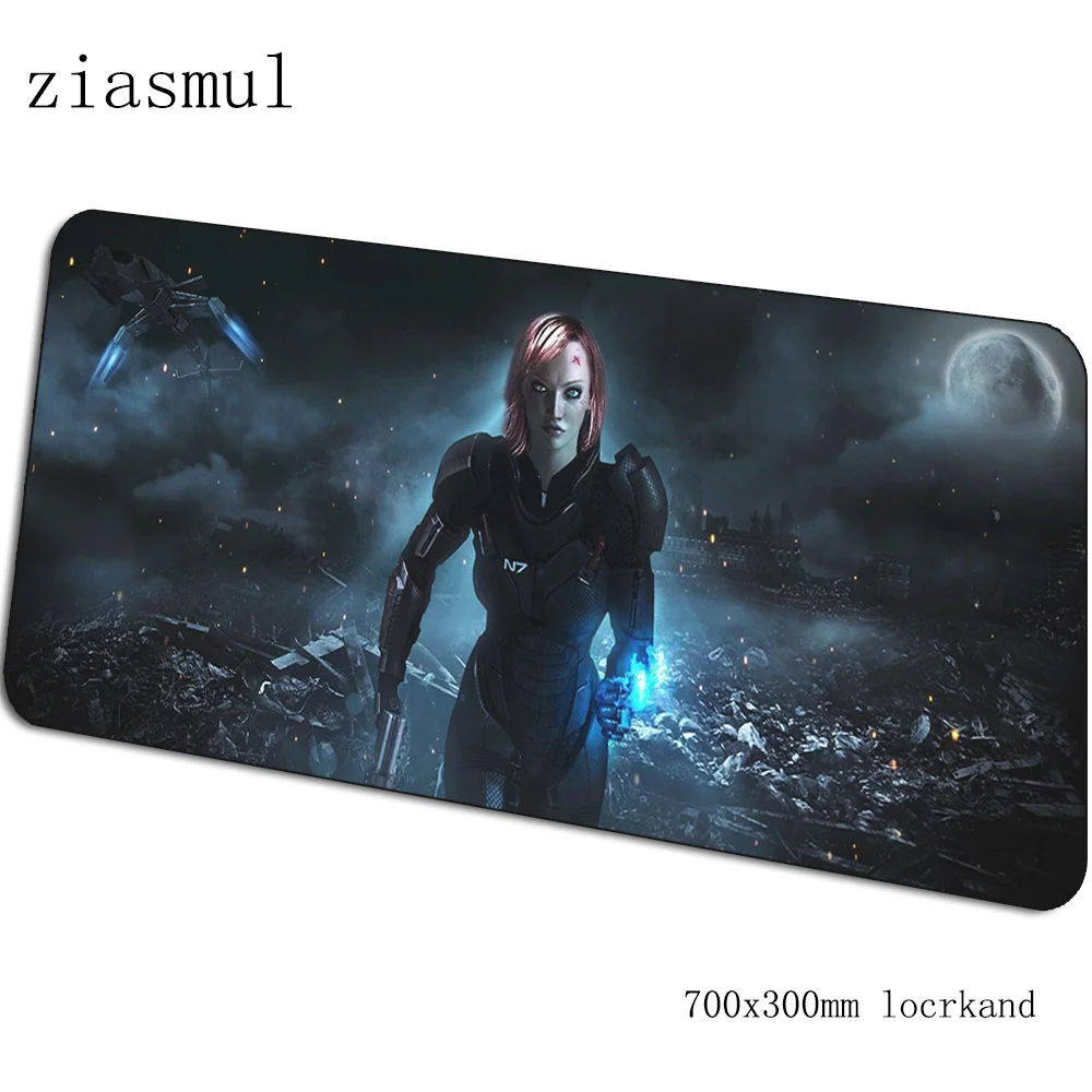 Коврик для мыши mass effect, милый компьютерный коврик 700x300x3 мм, игровой коврик для мыши, большая подставка для запястья, коврик для мыши, клавиатура, игры, ПК, геймерский стол - Цвет: pattern 7