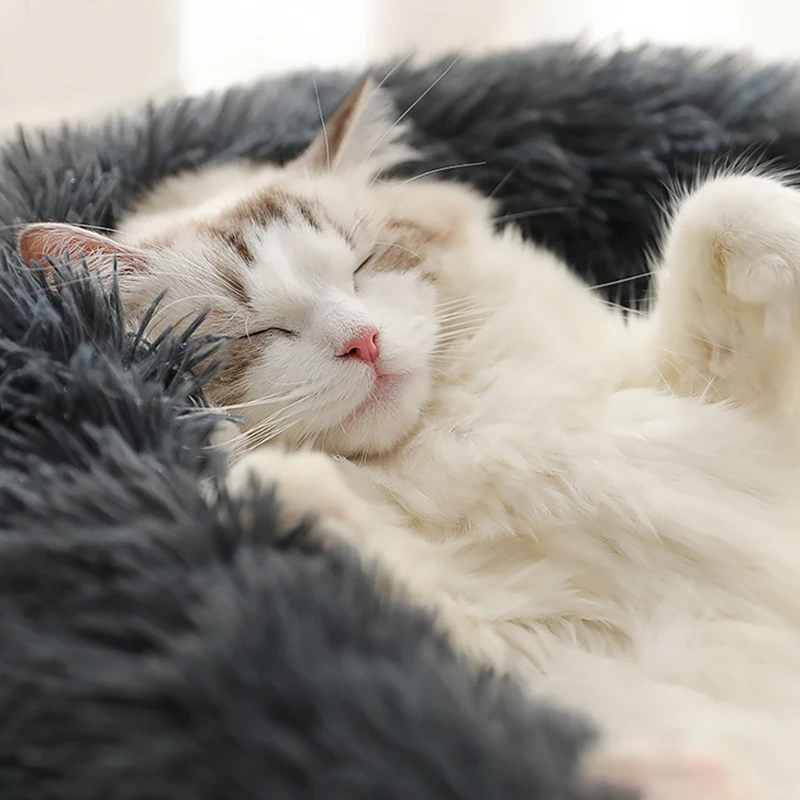 Кровать для питомца собаки Удобная пончик Cuddler круглая кровать для собаки ультра мягкая моющаяся подушка для собаки и кошки горячая Распродажа C1771 j