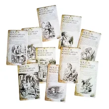 20 шт./упак. Винтаж Приключения Алисы в стране чудес история открытка набор поздравительных открыток