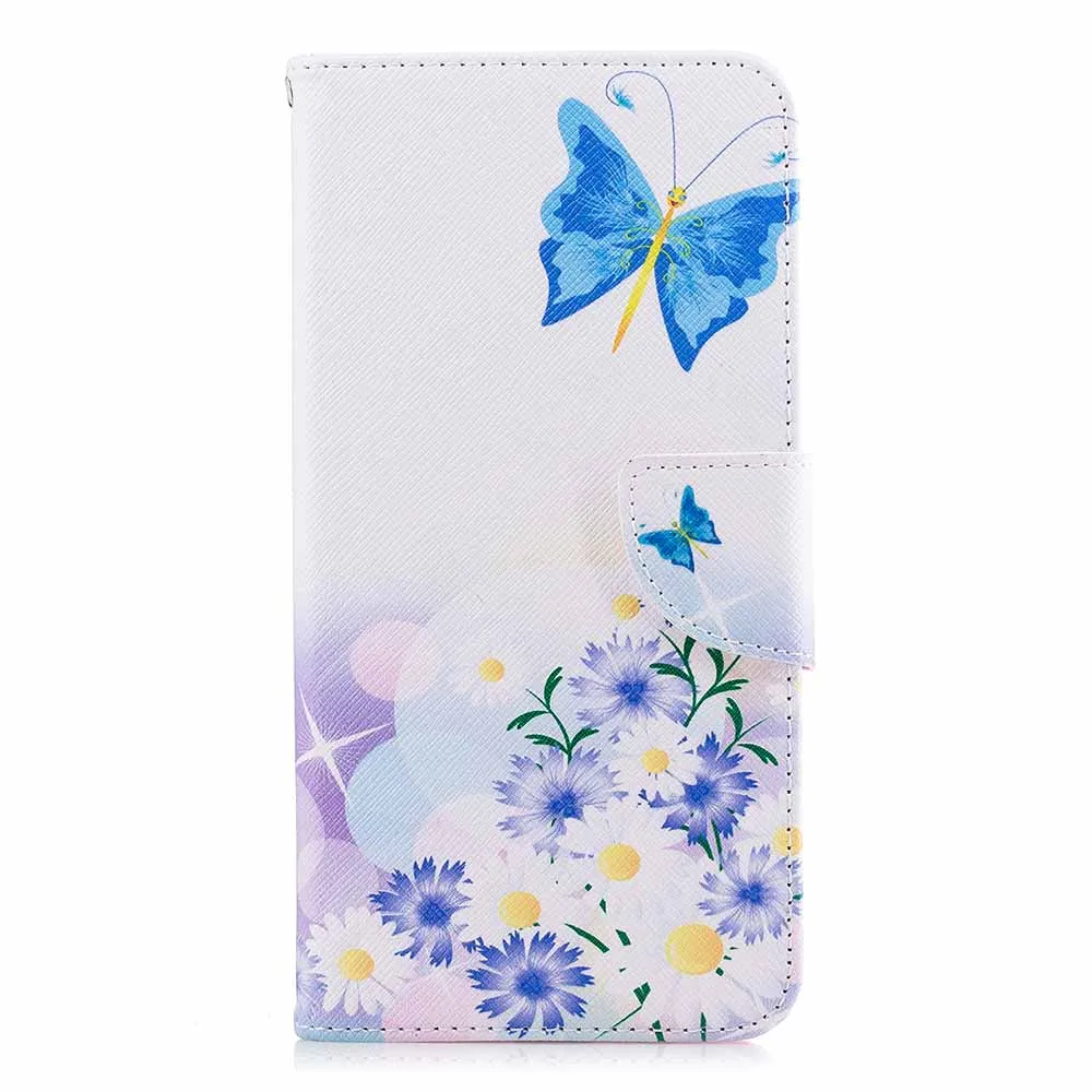 Чехол-книжка с изображением бабочки Совы из искусственной кожи для LG Stylo 5 4, чехол для LG Q Stylus Q8 K8 K9 K10 K11 K30 Q710MS, чехол - Цвет: Butterfly Flower