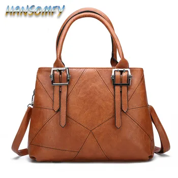 

Luxury Women Handbag Big Pocket Women Bags Designer Leather Big Tote For Lady 2018 Winter Style Shoulder Messenger Bag Sac YA-34
