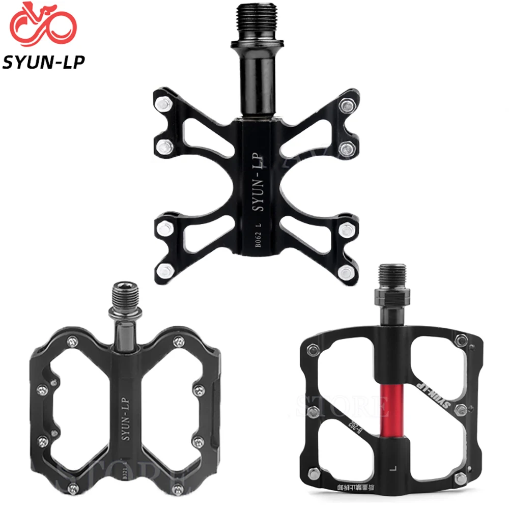 SYUN 3 bearings Bicycle Pedals Anti slip Ultralight MTB Pedal Road Bike