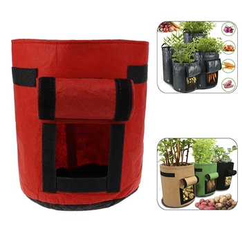 

S M L Plant Grow Bags home garden pot greenhouse Vegetable Growing Bags Moisturizing Garden Bag seedling