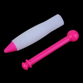 

Pastry Icing Cream Chocolate Cake pen dessert Decorating Syringe Silicone Plate Paint Pen Cake Cookie Biscuit Pastry Tools