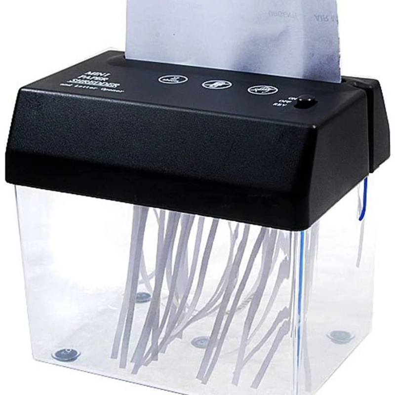 USB Electric Dual-Use Mini Paper Shredder Small A6 Bill Letter Document Invoice Desktop Cutting Tool with Opener | Компьютеры и офис