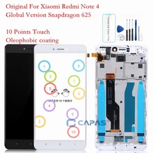 Экран для Xiaomi Redmi Note 4 ЖК-дисплей с рамкой сенсорной панели Snapdragon 625 Note 4 Global 4GB 64GB Запчасти для ЖК-дигитайзера