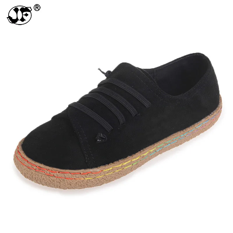 

Designer Platform Shoes Women Sneakers Summer Loafers Moccasins Ladies Flats Slip On Canvas Casual Shoes Zapatos Mujer Size 42