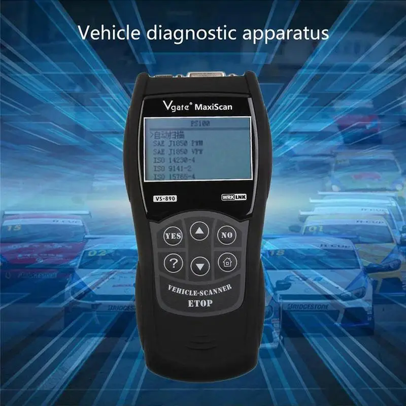 #*Cheap New Multi language Vgate Vs890 Obd Scanner Car Detector Car Code Reader Detailed Dtc Library Fast Testing Automobile Faults