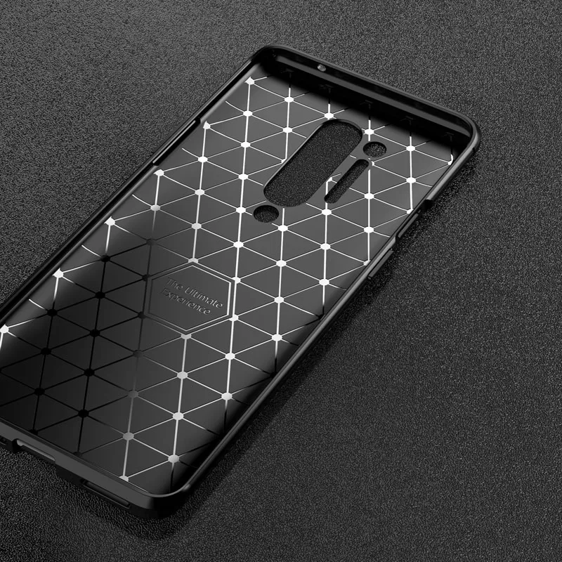 Чехол для телефона OnePlus 8 Pro чехол из углеродного волокна мягкий тпу силиконовый 7T