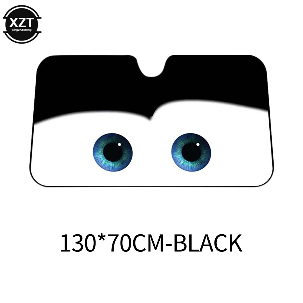 Cartoon Window Foils Eye Pixar Heated Windshield Sunshade 130x70cm Car Front Window Visor Car Solar Protect 5 Colors car sunshade windshield sunshade windshield sun shade