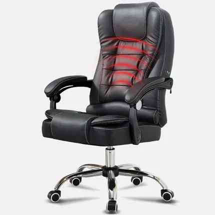 D1 without footrest Массажное кресло для офиса PU бытовой подъемный компьютерный стул Silla Gamer удобный механизм игровой стул Silla Oficina Cadeira Gamer - Цвет: D1 without footrest
