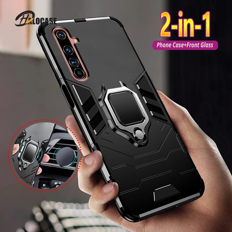 Чехол для OPPO Realme X50 X3 SuperZoom X2 XT X 6 5 Pro 6i 5i 3 C1 C2 C3 броня ударопрочный магнитный