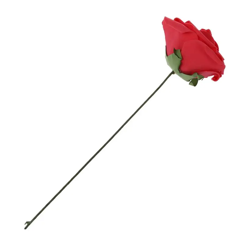 PE Artificial Foam Rose Bouquet Bridal Bouquets for Wedding Decor,Pack of 10 Pcs Red