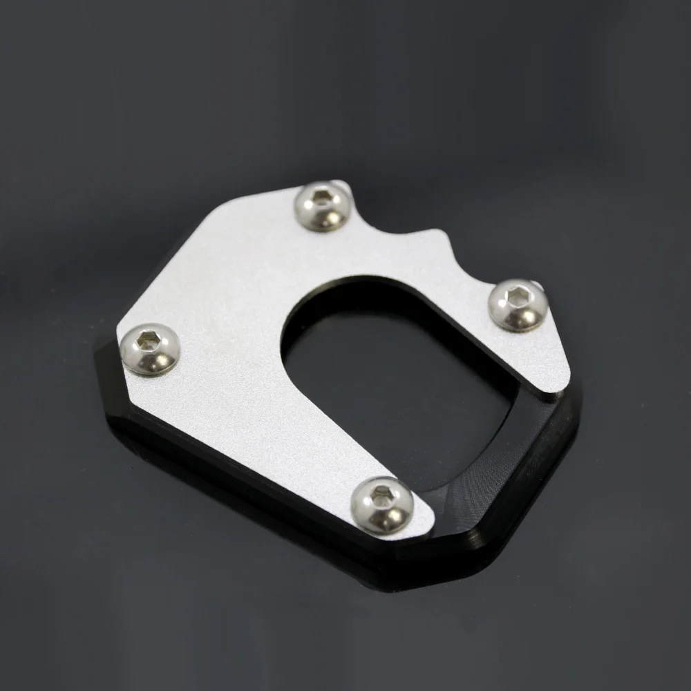 Для HONDA NC750 CB250 CB400 CBR250r CBR300R CBR500R CBR600F NM4 NSS300 мотоциклетные сбоку подставки подставка пластины расширение Поддержка - Цвет: Black