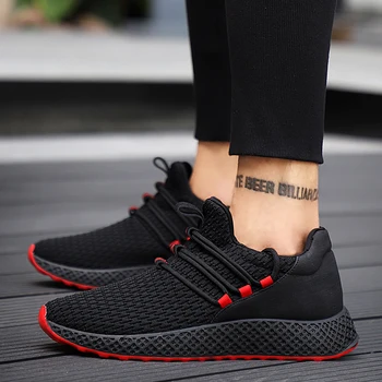 

Male Breathable Comfortable Casual Shoes Fashion Men Canvas Shoes Lace up Wear-resistant Men Sneakers zapatillas deportiva