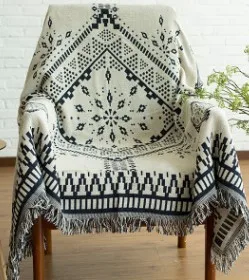 

Geometric pattern four seasons fabric non-slip sofa cover towel cotton thread sofa towel sofa cover sofa blanket