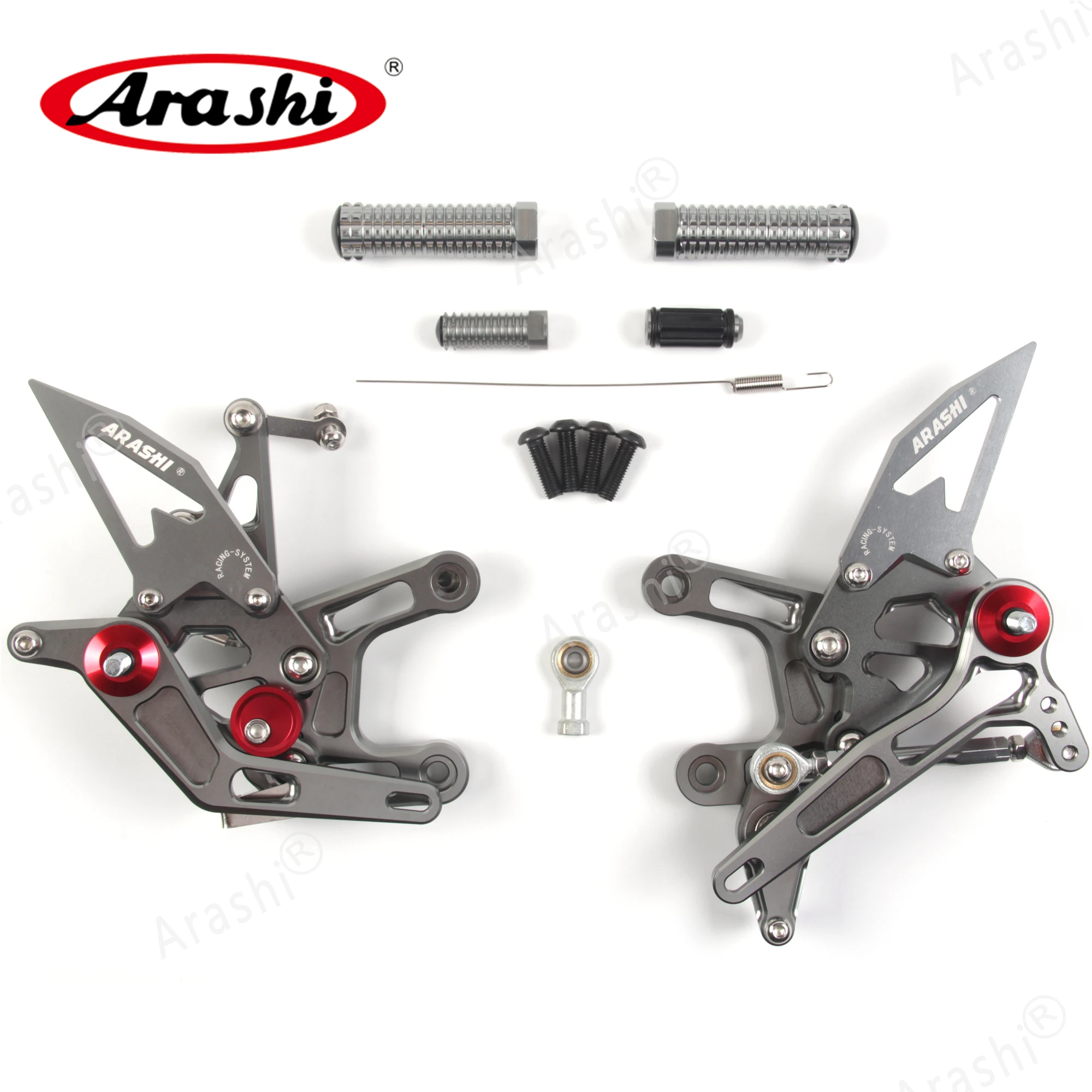 Arashi NINJA ZX10R 2016 2017 2018 2019 QS обработанный на ЧПУ регулируемый задний комплект для KAWASAKI