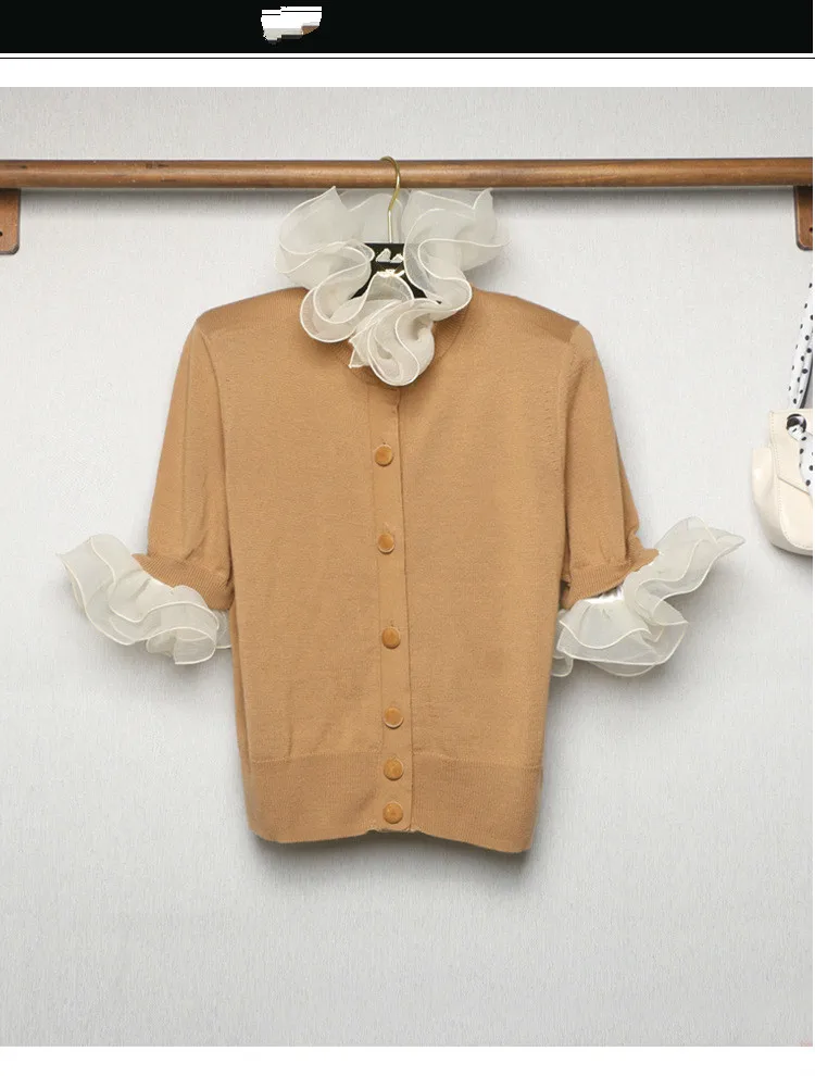 Ropa женская одежда осень зима женский трикотаж/шерсть/короткие/вязаные/осенние/кардиганы свитер из ангоры LaceCasual женский трикотаж